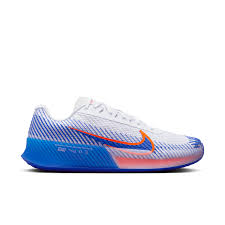 Tenis Nike Vapor 11 (Blanco/Azul/Naranja)