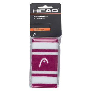 Muñequera Head Striped (Vivid Pink/White 5)