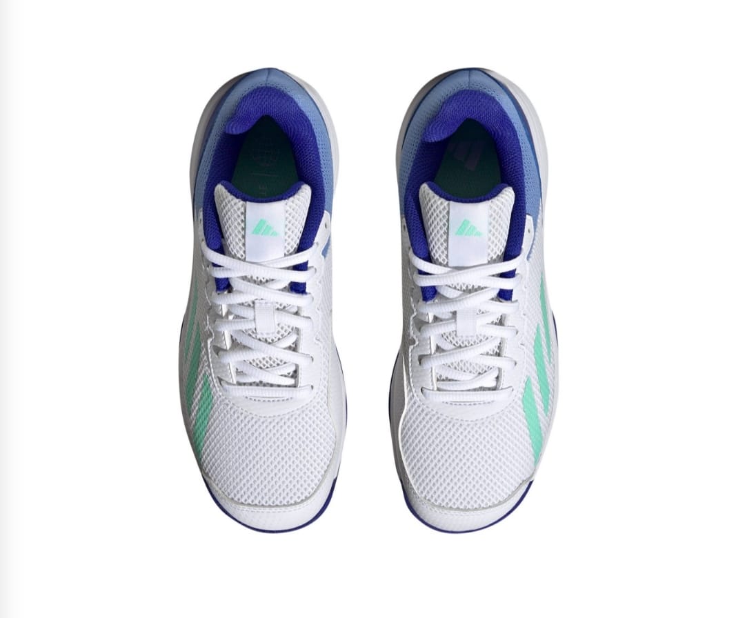 Tenis Adidas Courtflash K Junior (White/Blue) HP9715