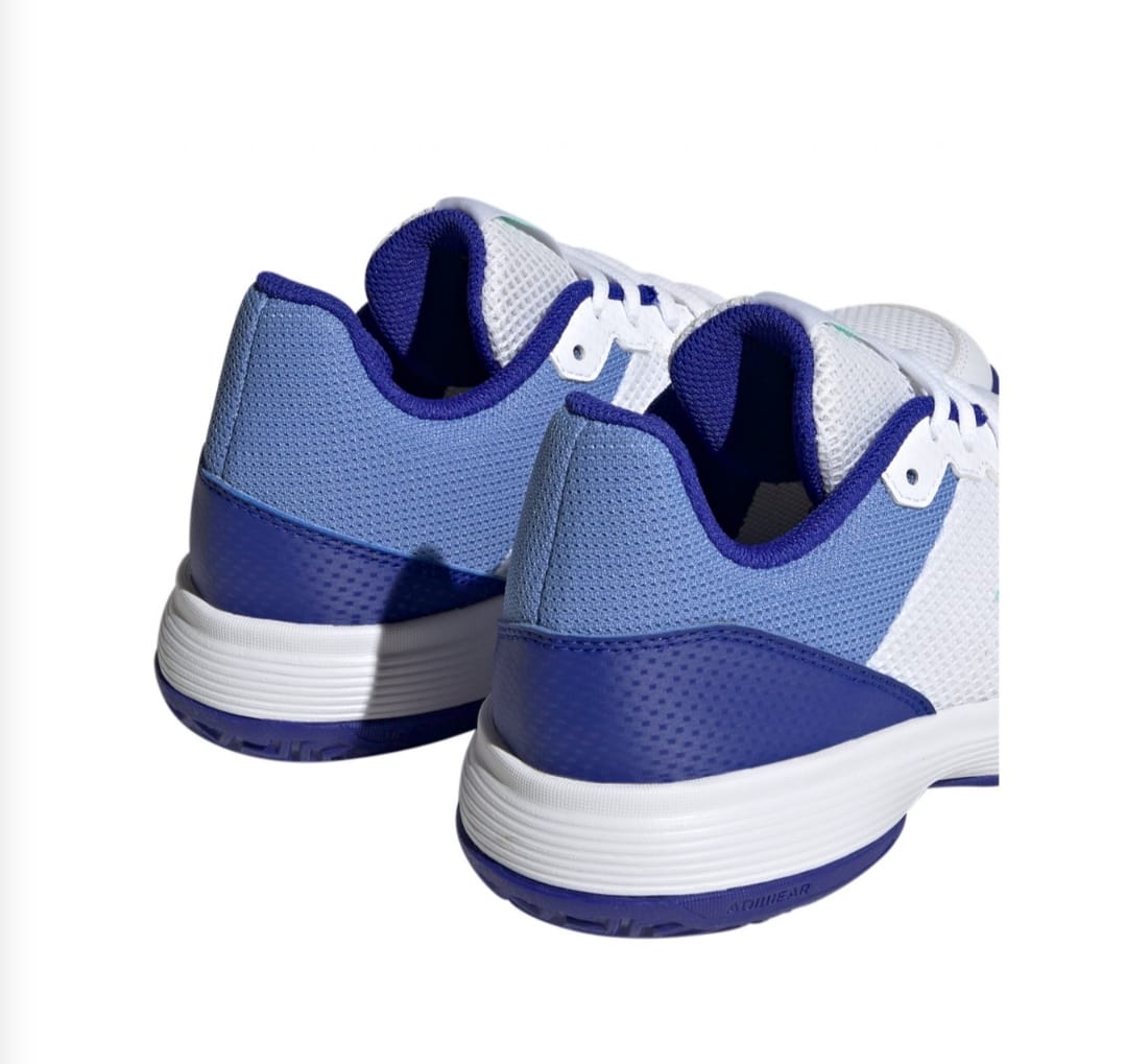 Tenis Adidas Courtflash K Junior (White/Blue) HP9715
