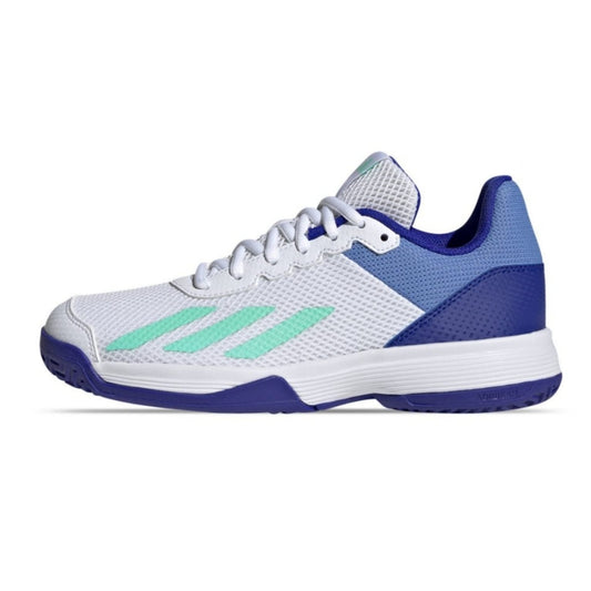Tenis Adidas Courtflash K Junior (White/Blue) HP9715