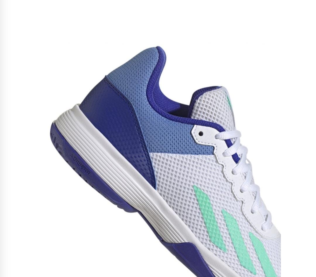 Tenis Adidas Courtflash K Junior (White/Blue) HP9715