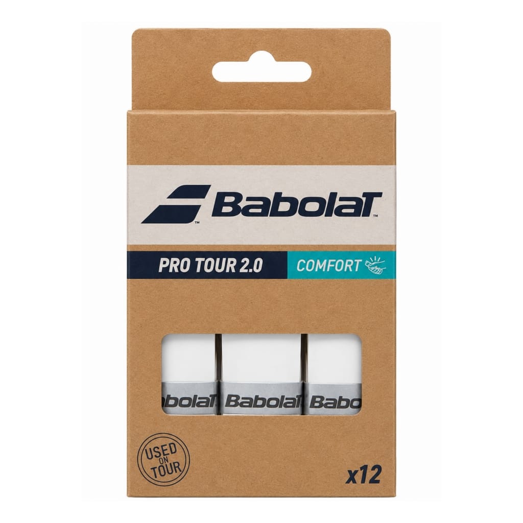 Paquete de Overgrip Babolat Pro Tour 2.0 x12 White