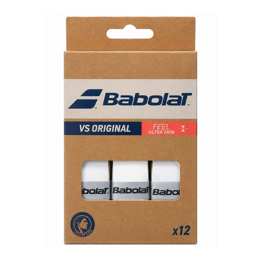 Paquete de Overgrip Babolat VS Original x12 White