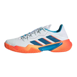 Tenis Adidas Barricade M (Blanco/Naranja)