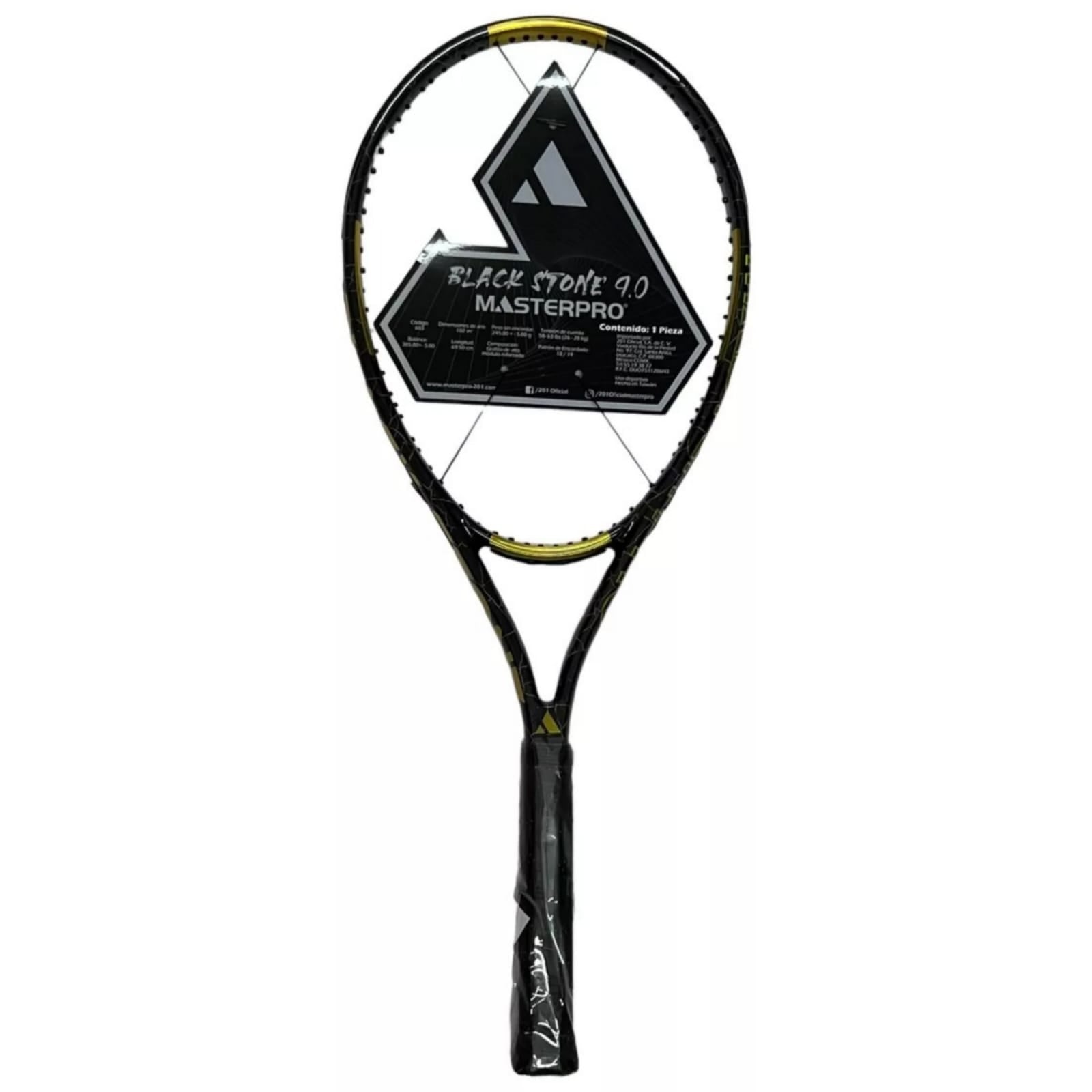 Raqueta Masterpro Black Stone 9.0 (245g.)