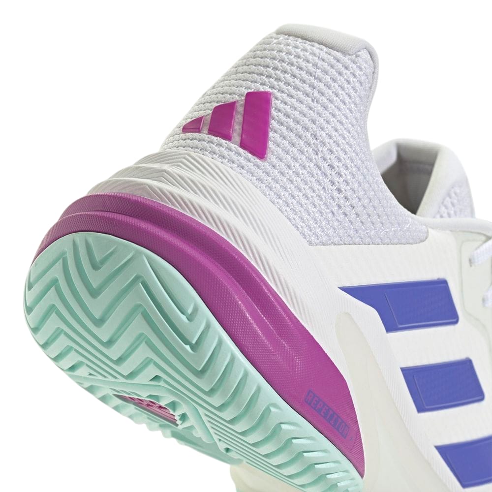 Tenis Adidas Barricade W IF9130 (Cloud White/Cobalt Blue/Purple Burst)