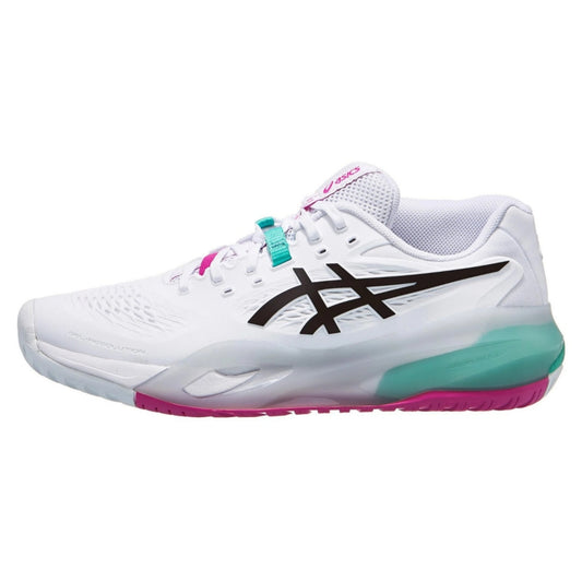 Tenis Asics Gel Resolution X (White/Aurora Green)