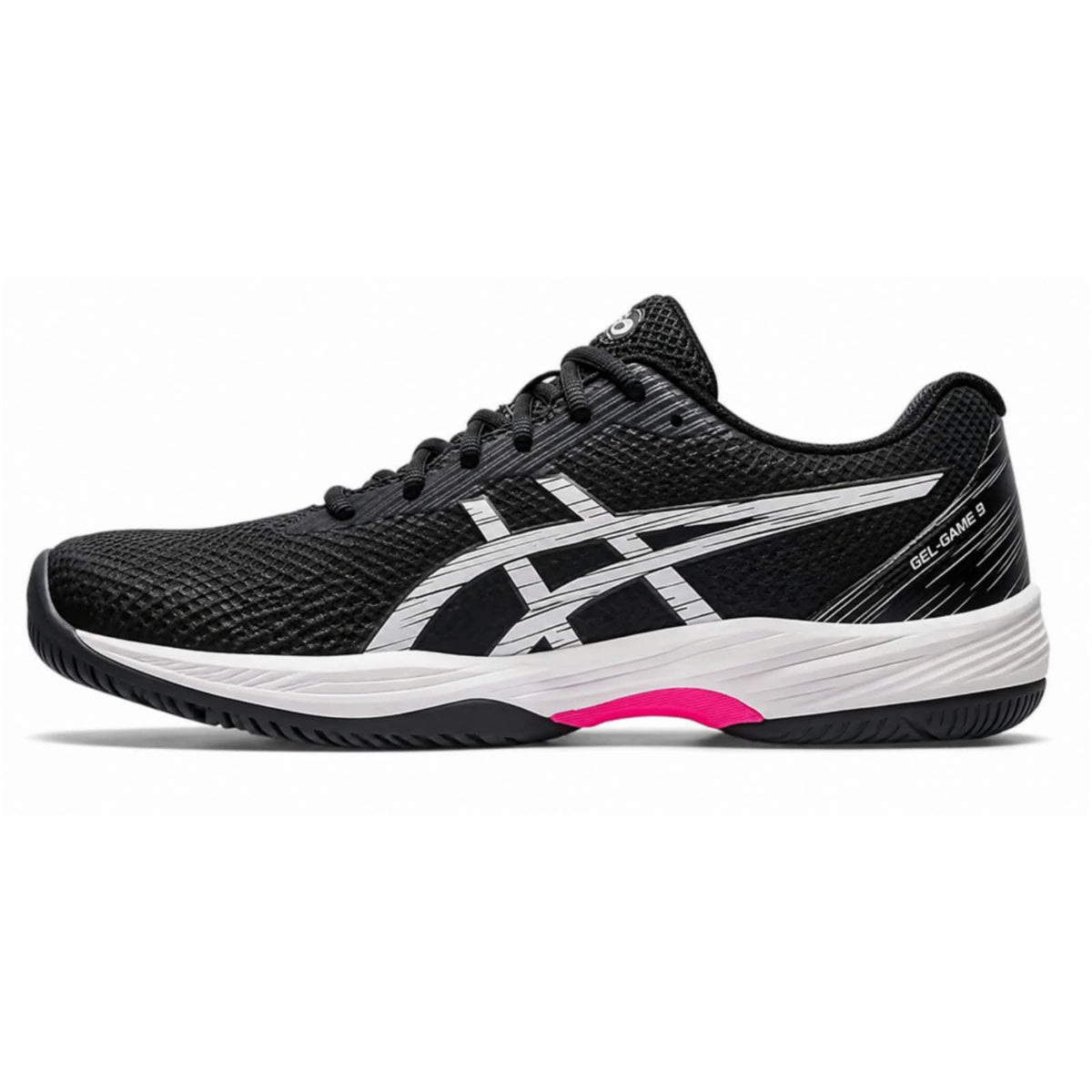 Tenis Asics Gel Game 9 (Black/Hot Pink)