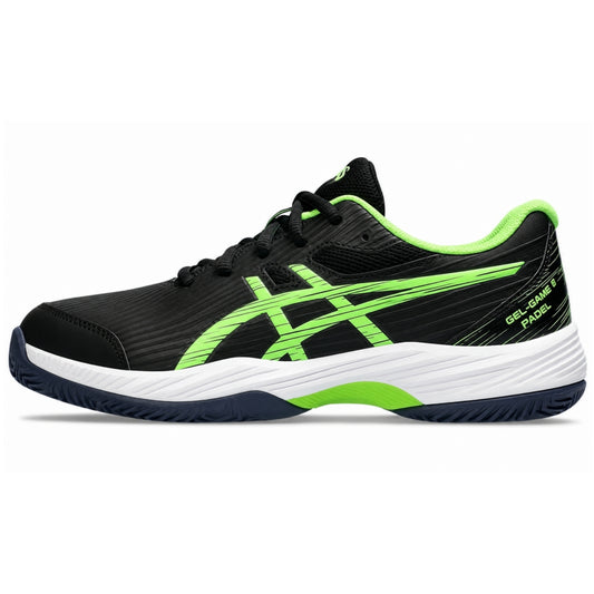 Tenis Asics Gel Game 9 GS Padel (Black/Electric Lime)