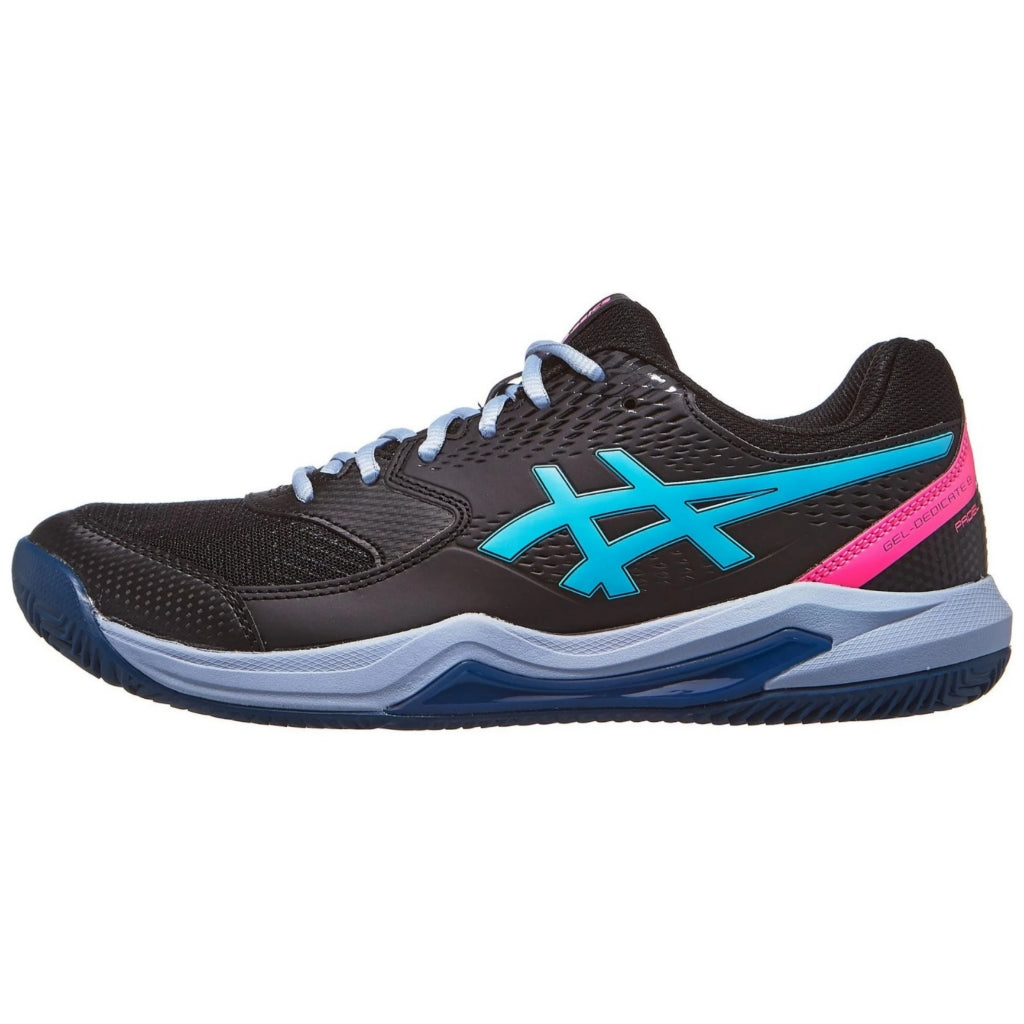 Tenis Asics Gel Dedicate 8 Padel (Black/Energy Aqua)