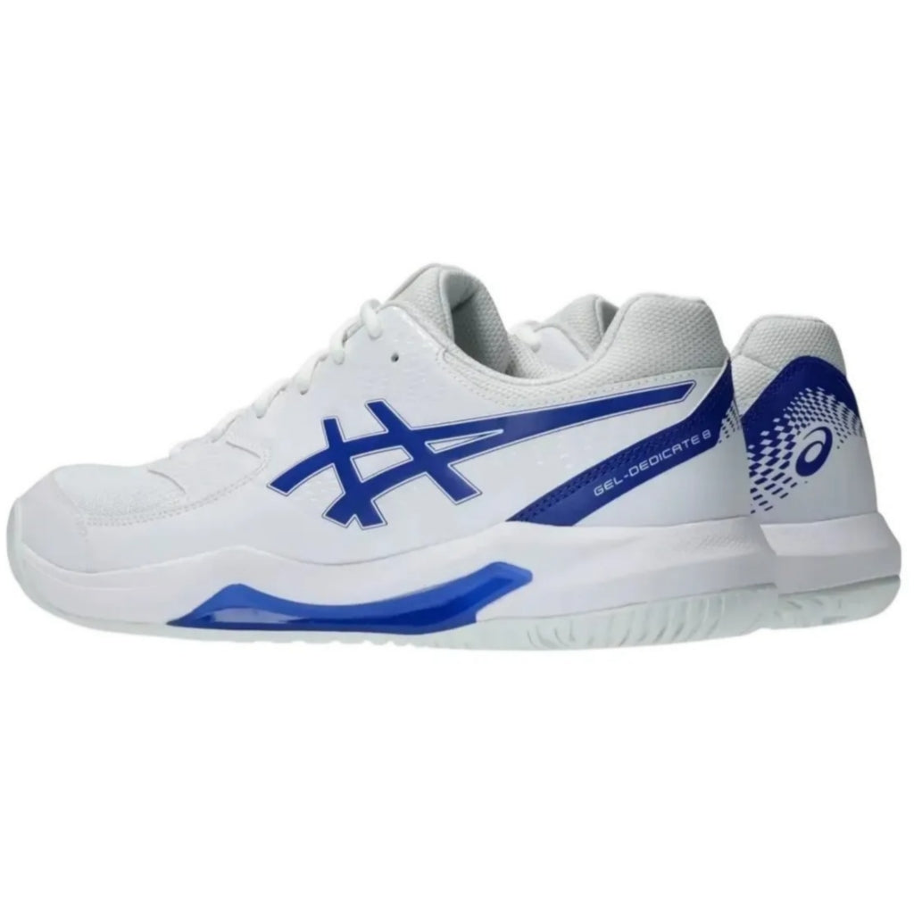 Tenis Asics Gel Dedicate 8 (White/Dark Cobalt)