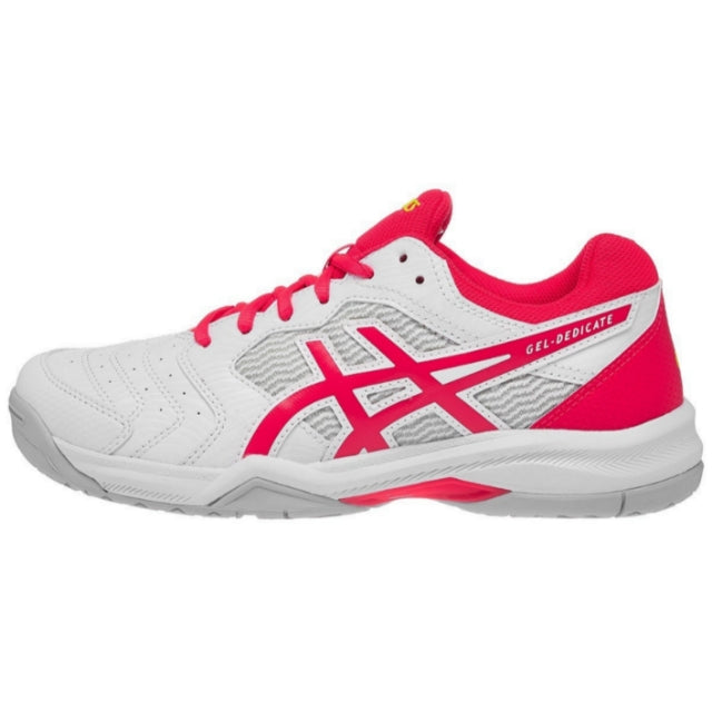 Tenis Asics Gel Dedicate 6 (White/Laser Pink)