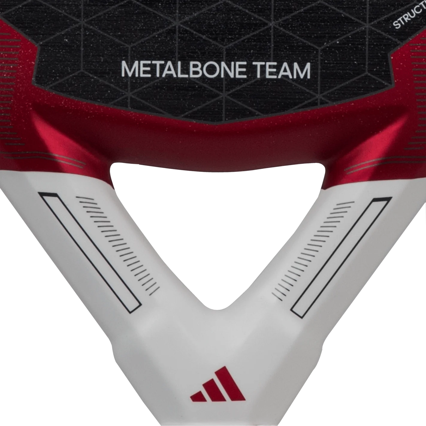 Pala Adidas Metalbone Team 3.3 (360-375g.) blanco/rojo