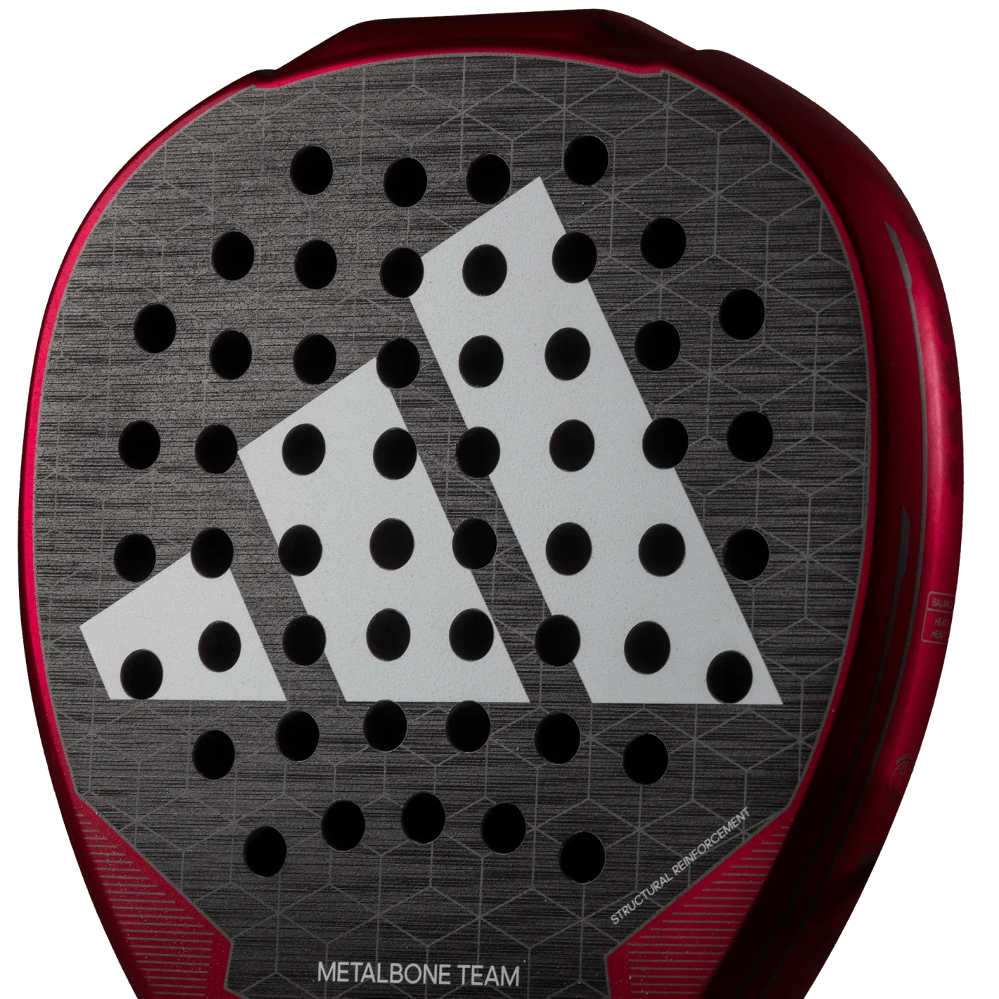 Pala Adidas Metalbone Team 3.3 (360-375g.) blanco/rojo