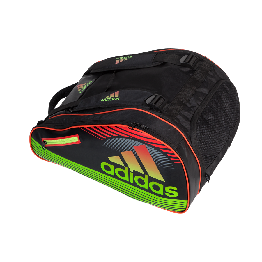 Paletero Adidas Tour (Negro/Verde)