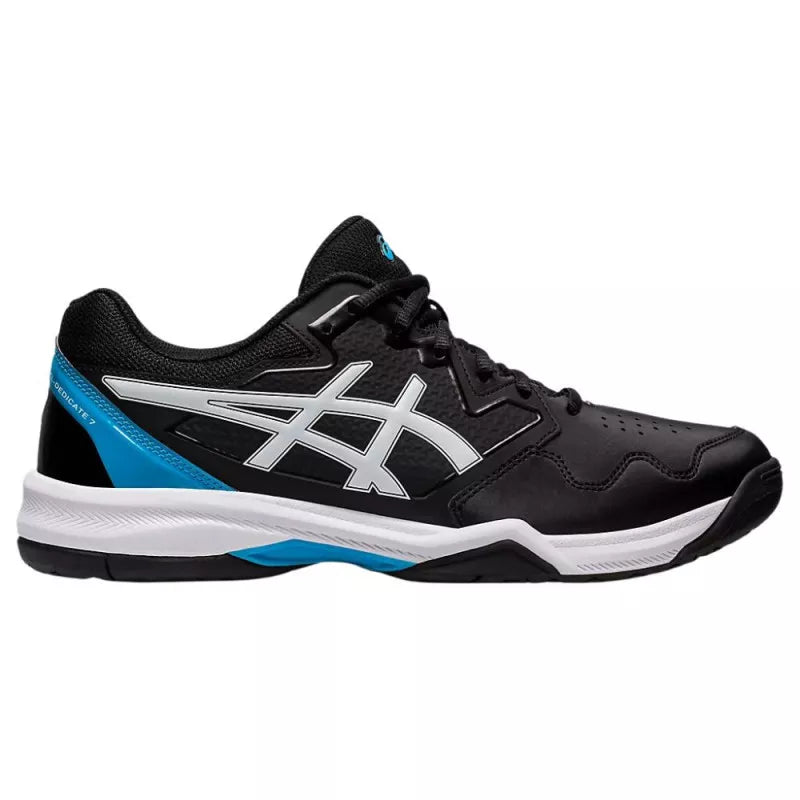 Tenis Asics Gel-Dedicate 7 (Black/Island Blue)