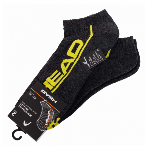 Calcetines Head Performance Sneaker (25mxn-27mxn) Lime/Grey