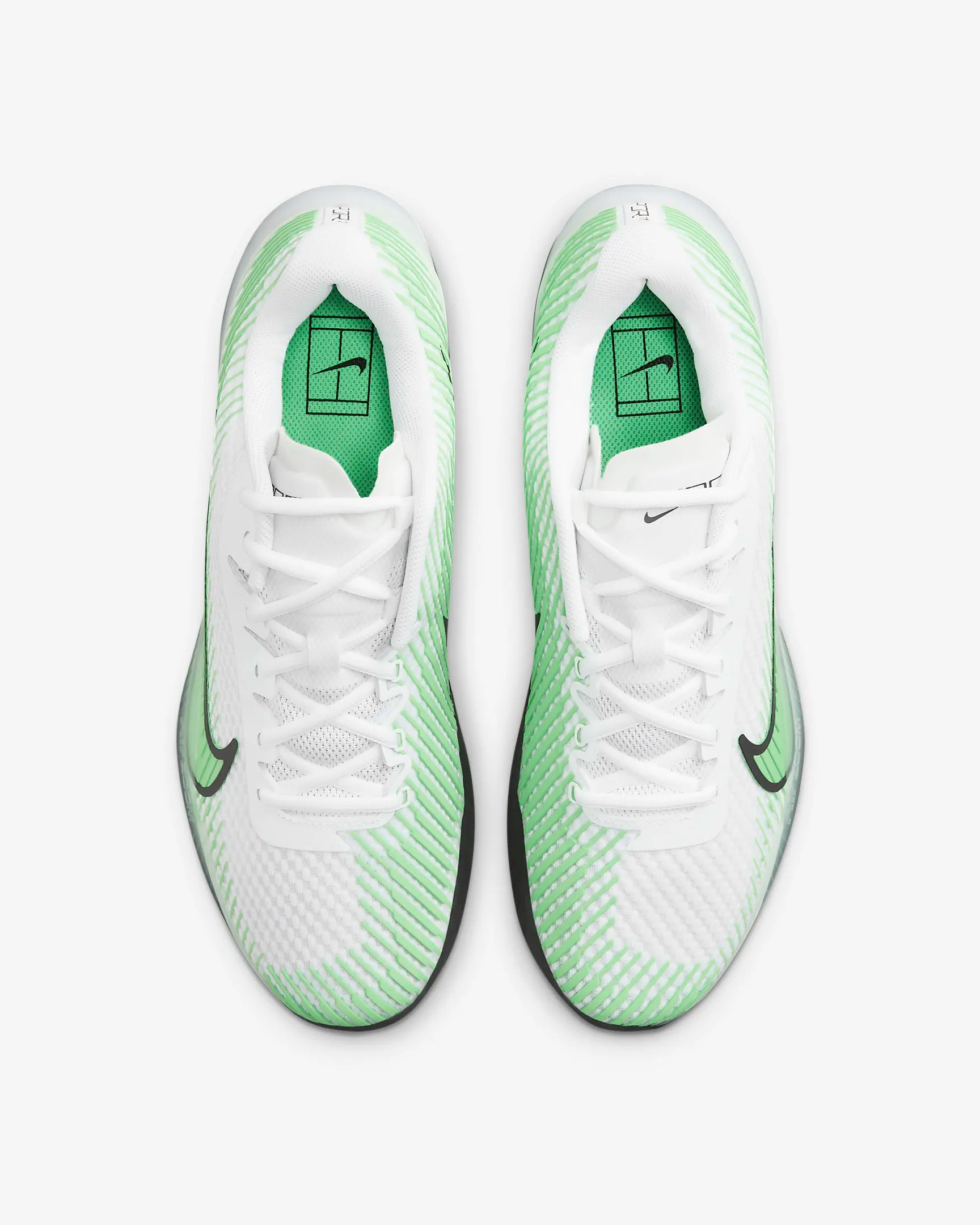 Tenis Nike Court Air Zoom Vapor 11 (Blanco/verde veneno)