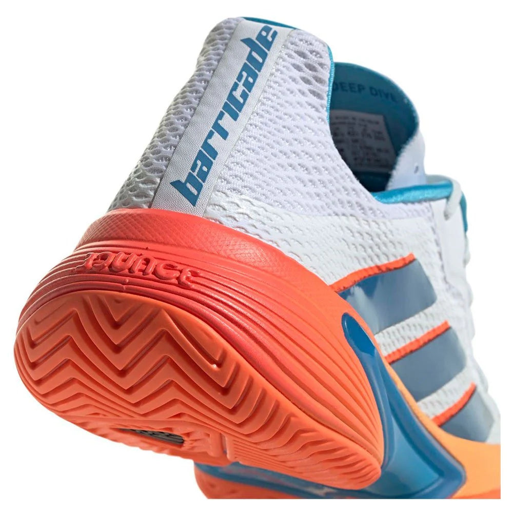 Tenis Adidas Barricade M (Blanco/Naranja) GW2963