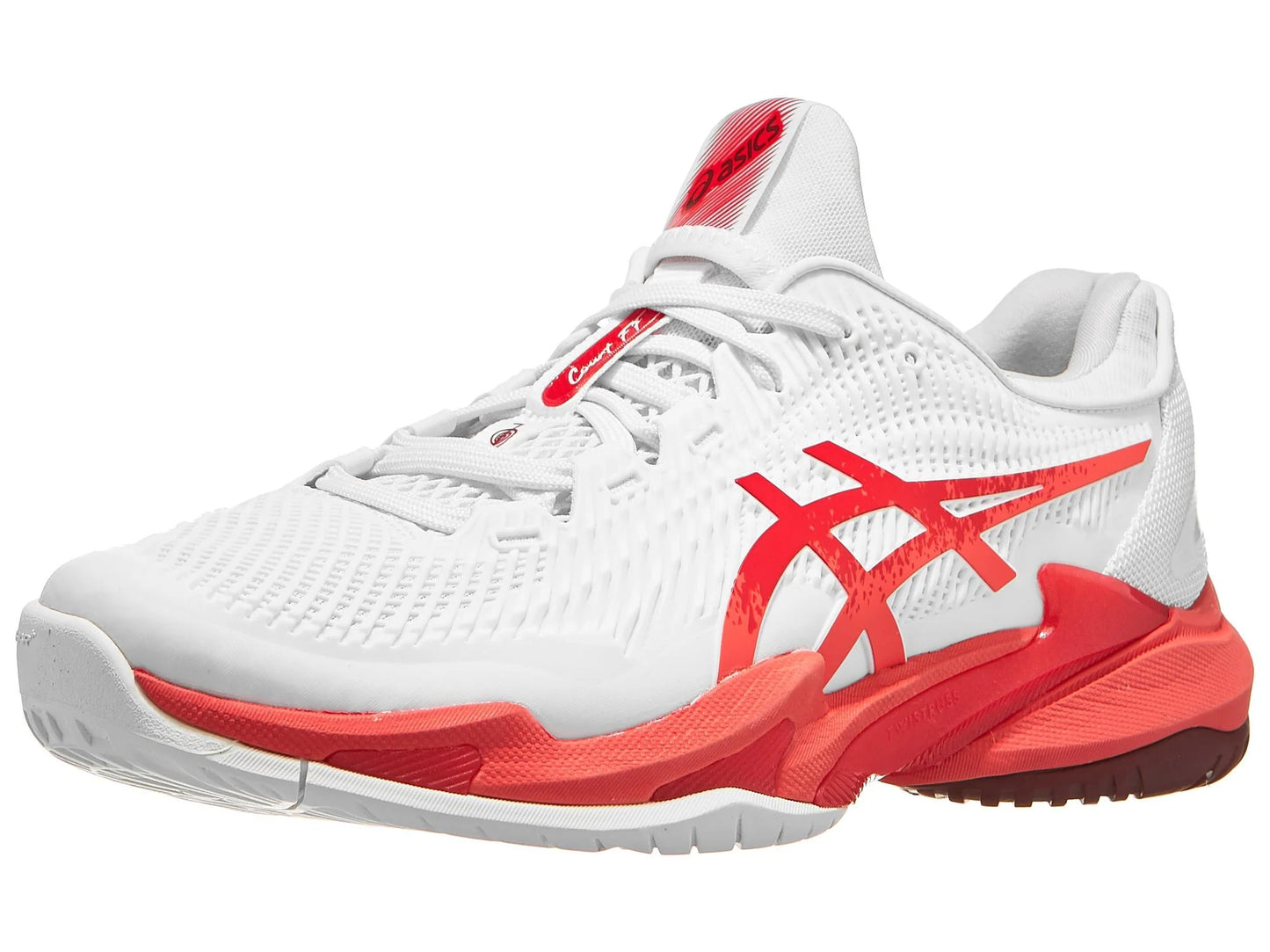 Tenis Asics Court FF3 Novak (White/Electric Red)