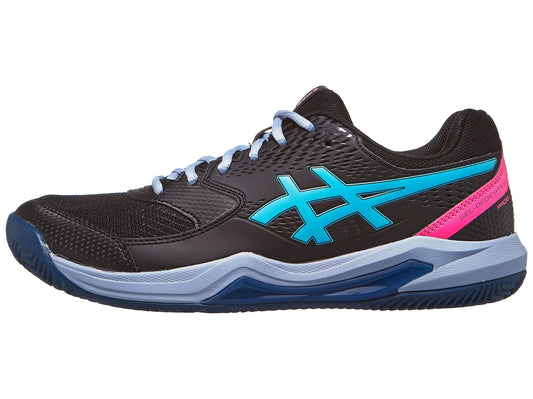 Tenis Asics Gel Dedicate 8 Padel (Black/Energy Aqua)