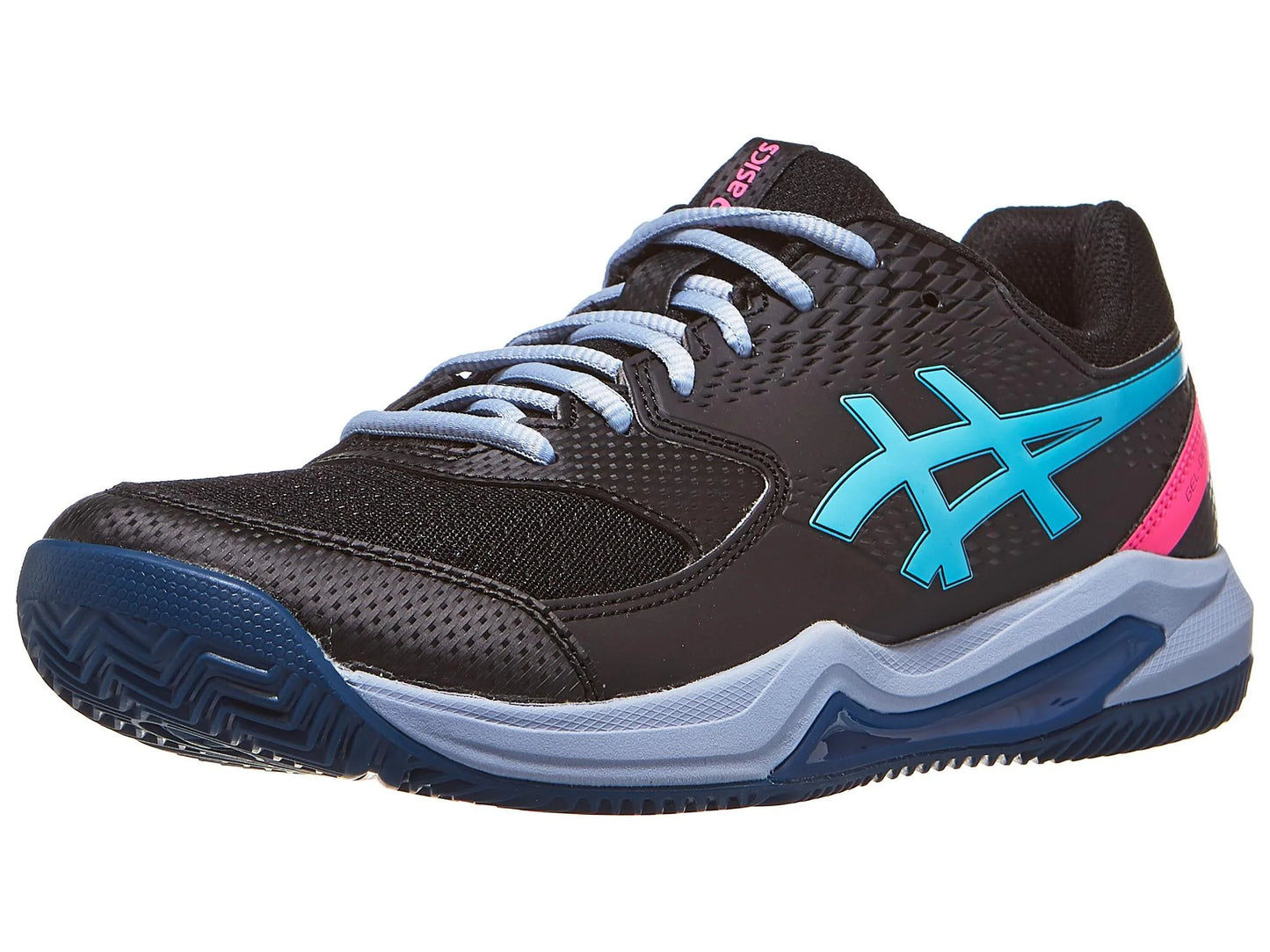 Tenis Asics Gel Dedicate 8 Padel (Black/Energy Aqua)