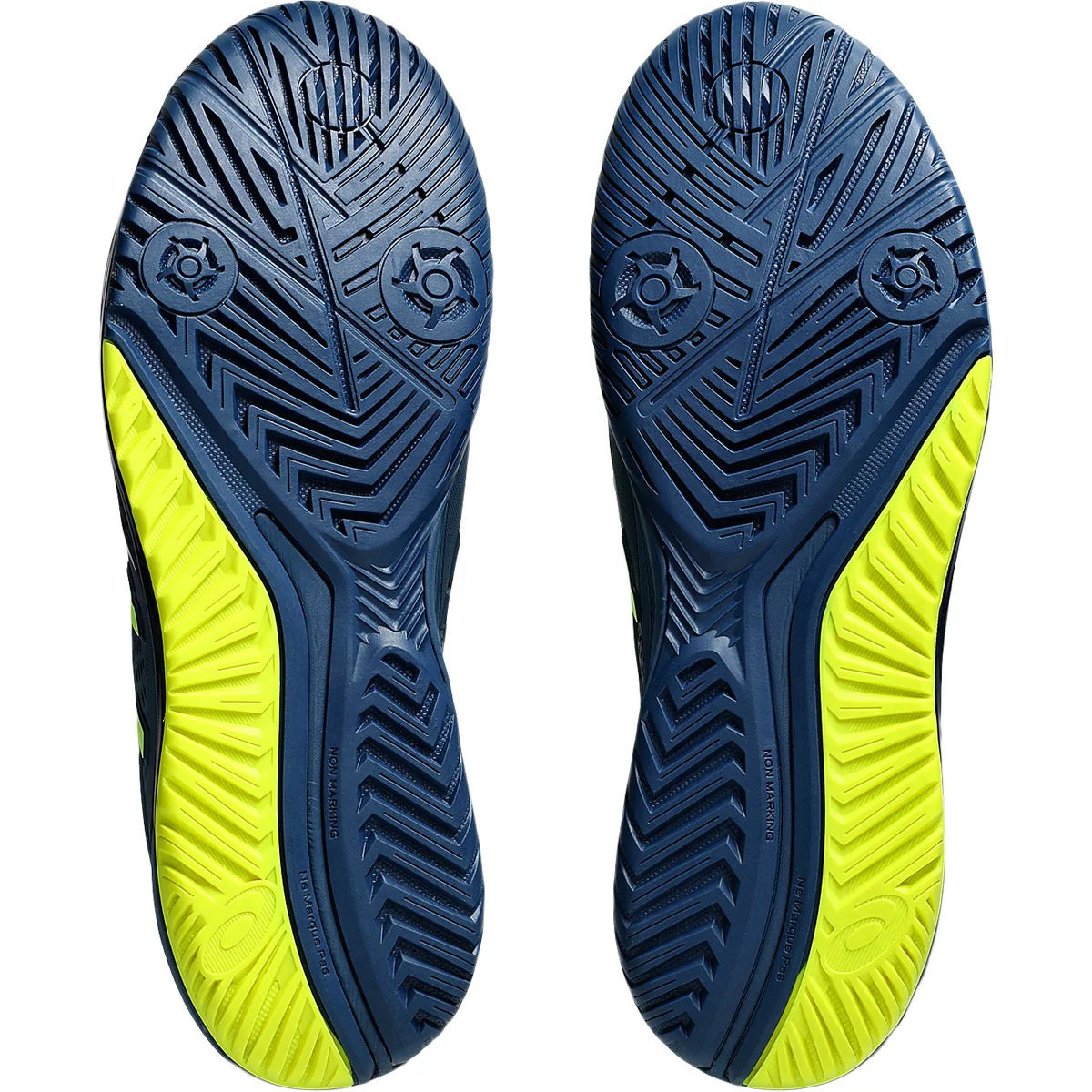 Tenis Asics Resolution 9 (Mako Blue/Safety Yellow)