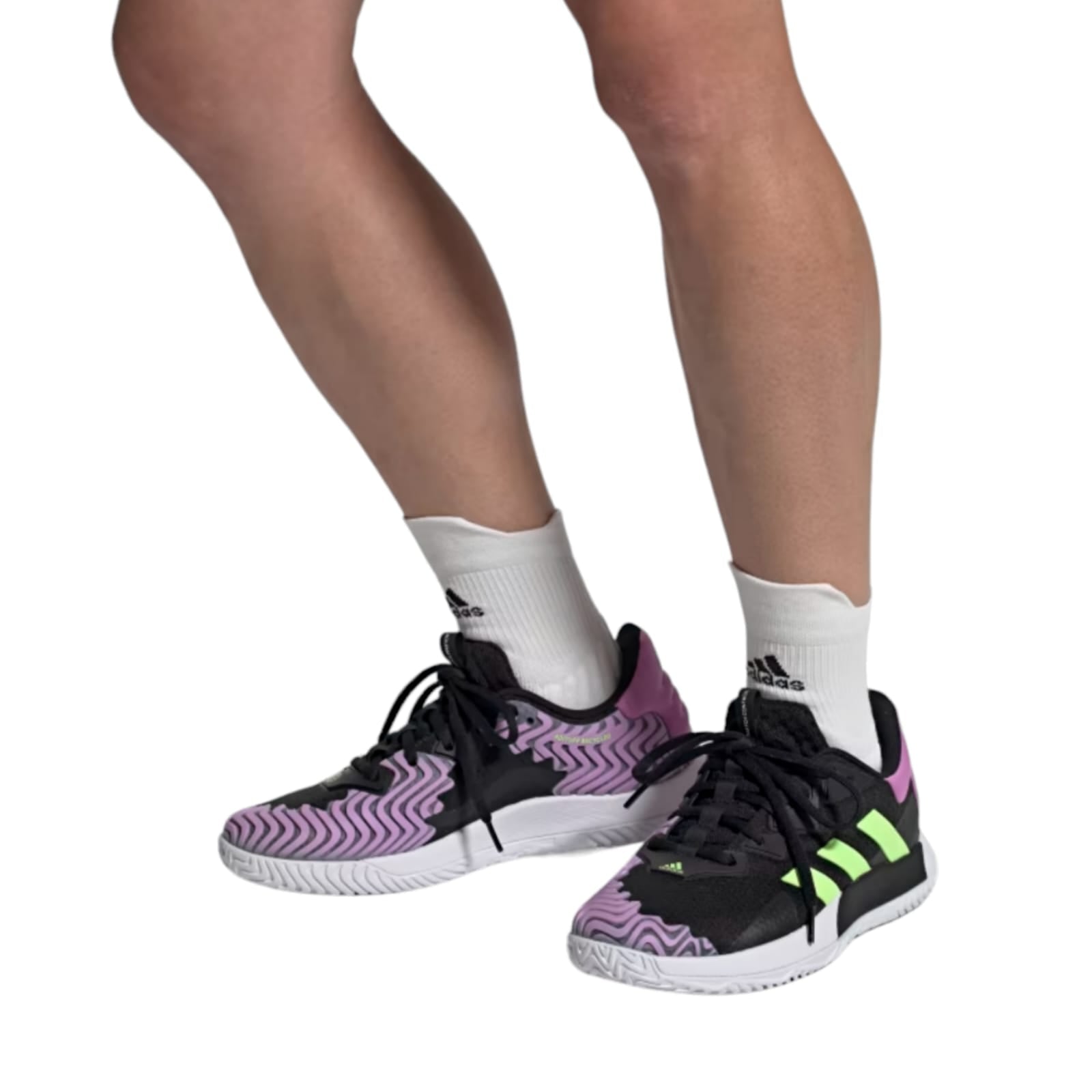 Tenis Adidas Solematch Control M (Core Black/Pulse Lilac)