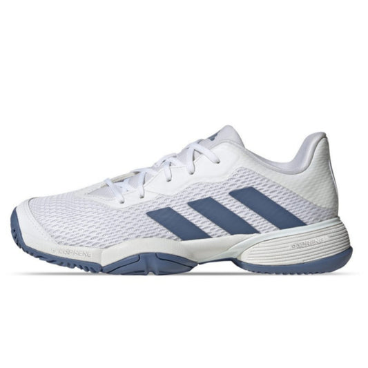 Tenis Adidas Barricade K Junior (Blanco/Azul Opaco) G9528