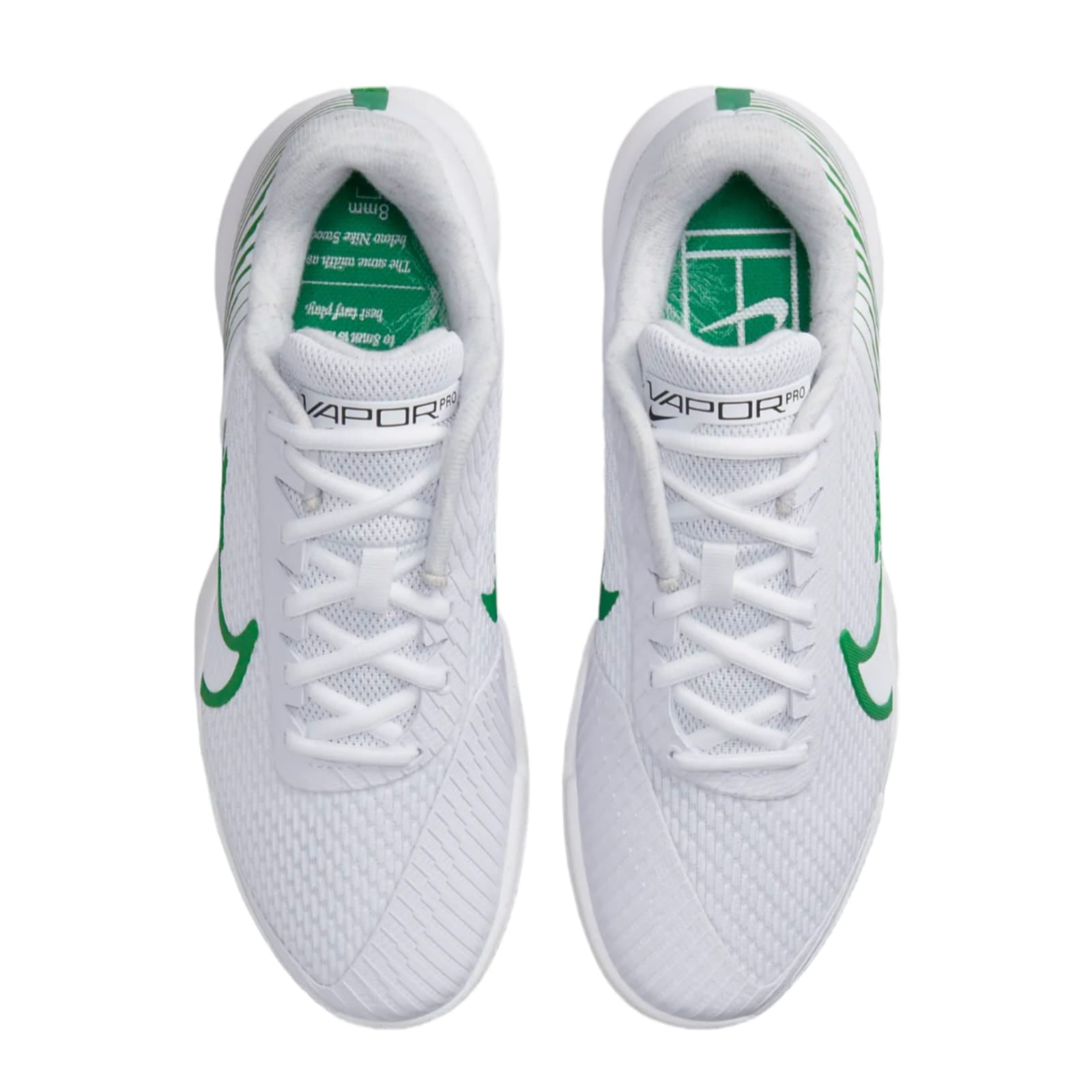 Tenis Nike Court Air Zoom Vapor Pro 2 Blanco Verde Kelly