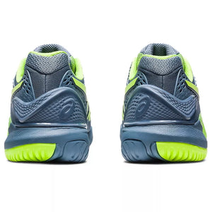 Tenis Asics Gel Resolution 9 (Steel Blue/Hazard Green)