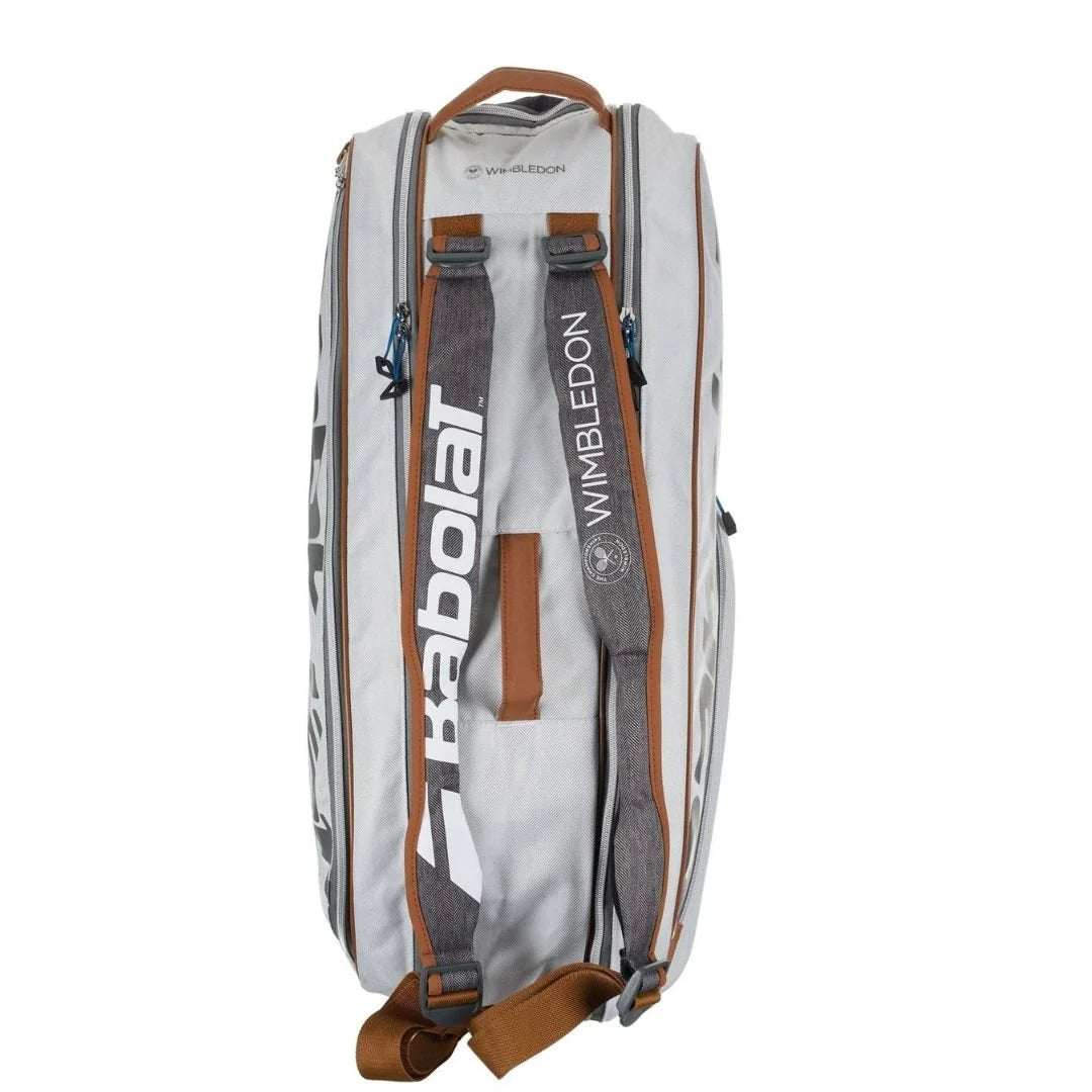 Maleta Babolat Pure Wimbledon x6 (Gris Claro) 2025