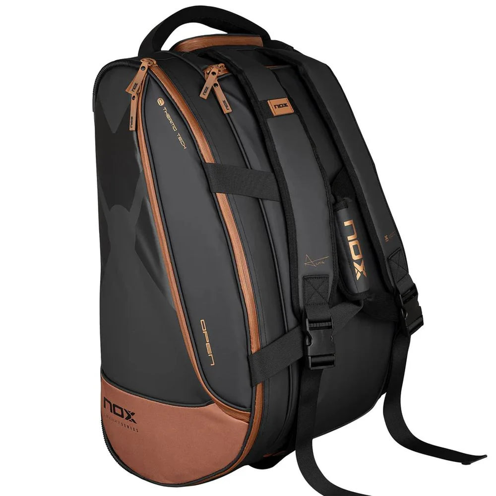 Paletero Nox Luxury open series Coleccion de Agustin Tapia (Black/Brown)