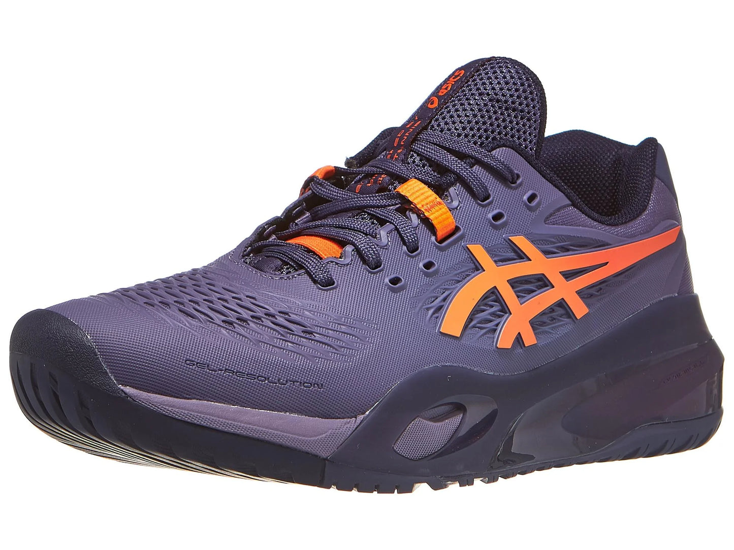 Tenis Asics Gel Resolution X (Greyish Purple/Nova Orange)