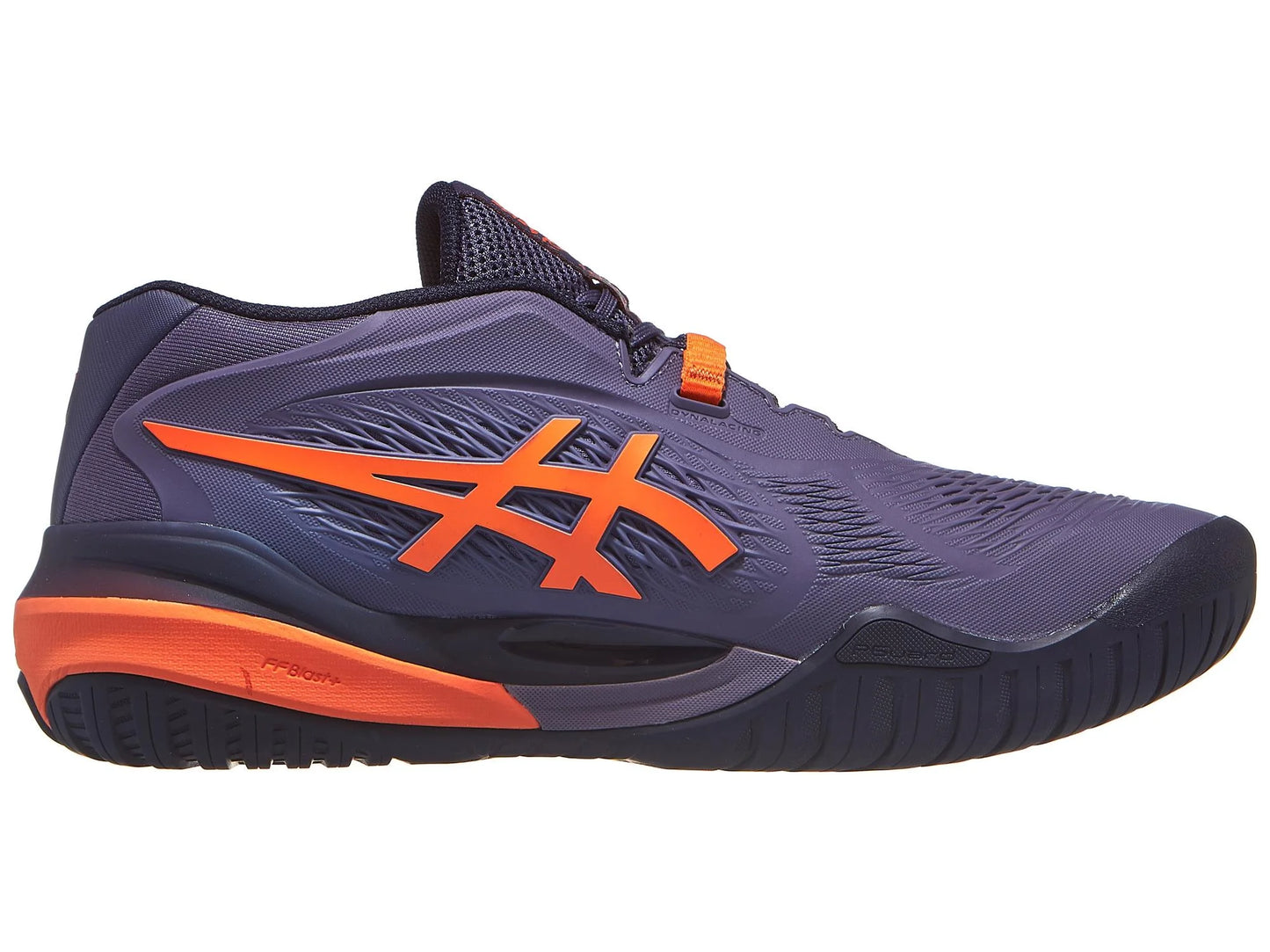 Tenis Asics Gel Resolution X (Greyish Purple/Nova Orange)