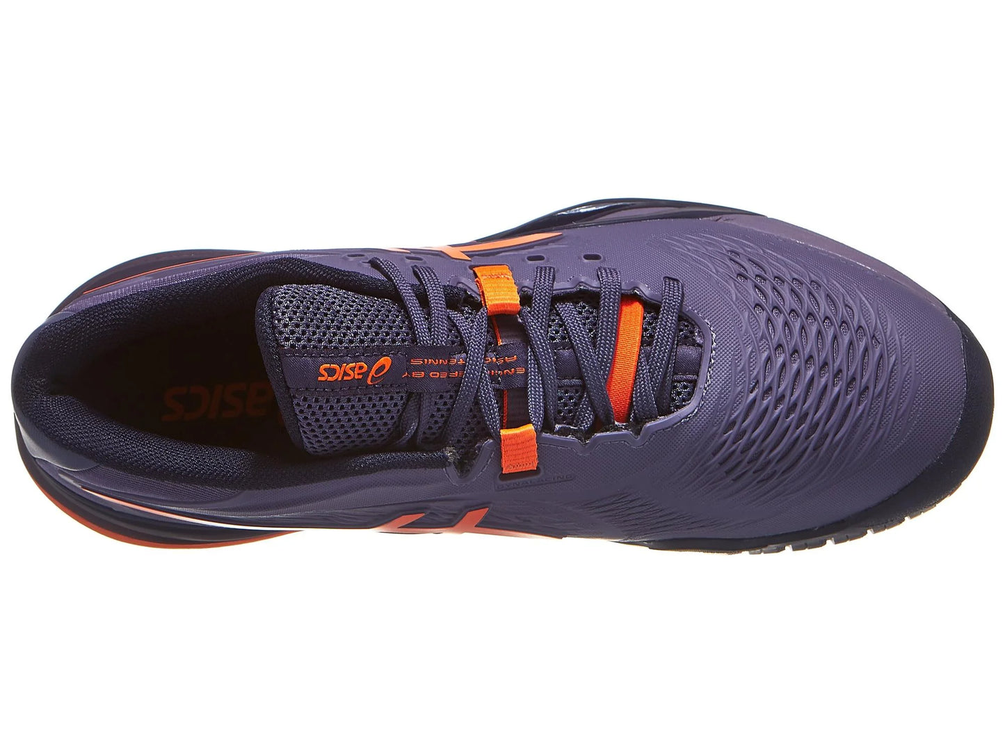 Tenis Asics Gel Resolution X (Greyish Purple/Nova Orange)