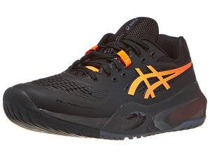 Tenis Asics Gel Resolution X (Black/Shocking Orange)