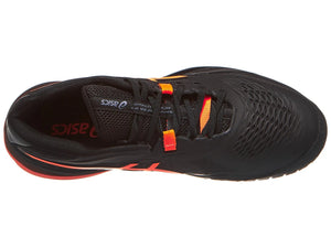 Tenis Asics Gel Resolution X (Black/Shocking Orange)