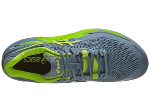 Tenis Asics Gel Resolution 9 (Steel Blue/Hazard Green)