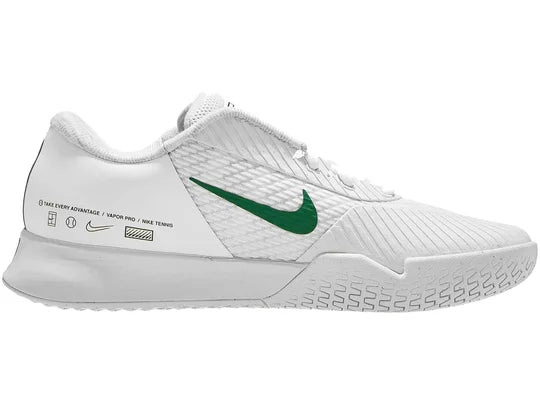 Tenis Nike Court Air Zoom Vapor Pro 2 (Blanco/Verde Kelly)