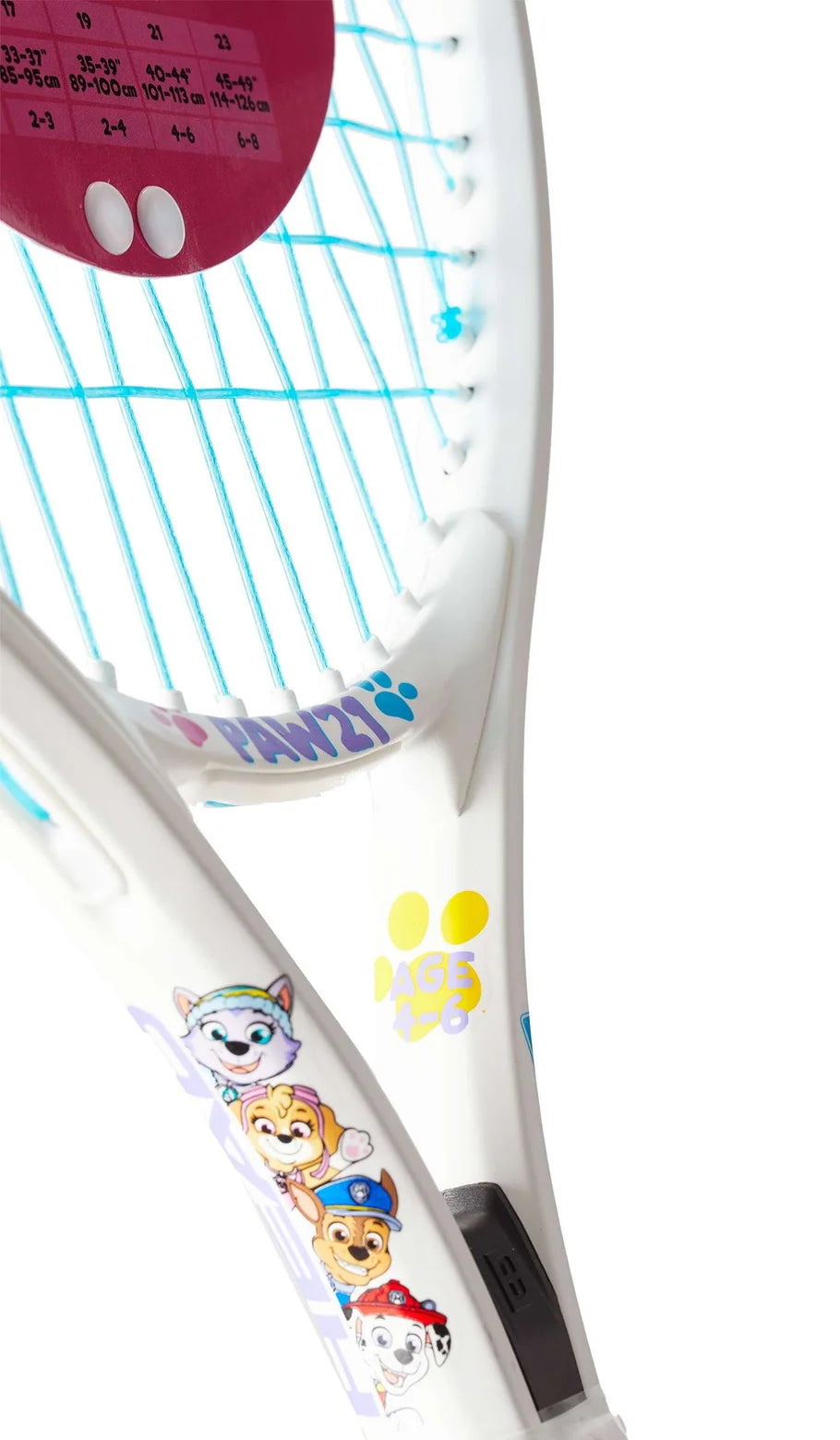 Raqueta Head Paw Patrol Jr.21 White