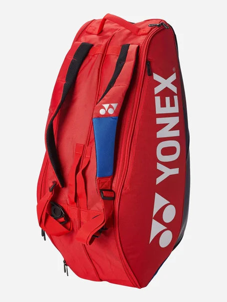 Raquetero Yonex Pro Racquet Bag 6pcs 2024 Scarlet