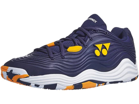 Tenis Power Cushion Yonex Fusionrev 5 Clay Caballero  (Navy/Orange)