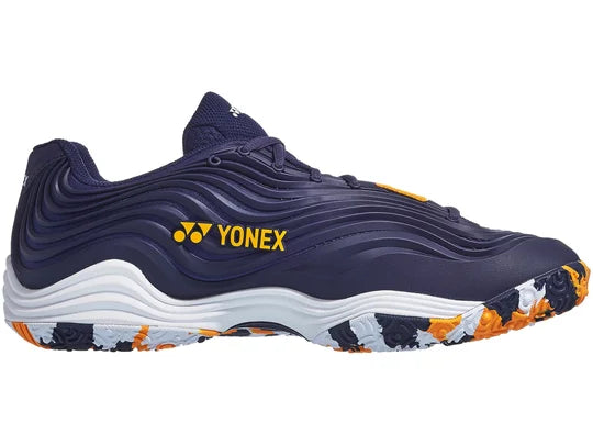 Tenis Power Cushion Yonex Fusionrev 5 Clay Caballero  (Navy/Orange)