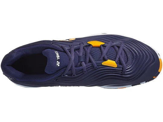 Tenis Power Cushion Yonex Fusionrev 5 Clay Caballero  (Navy/Orange)