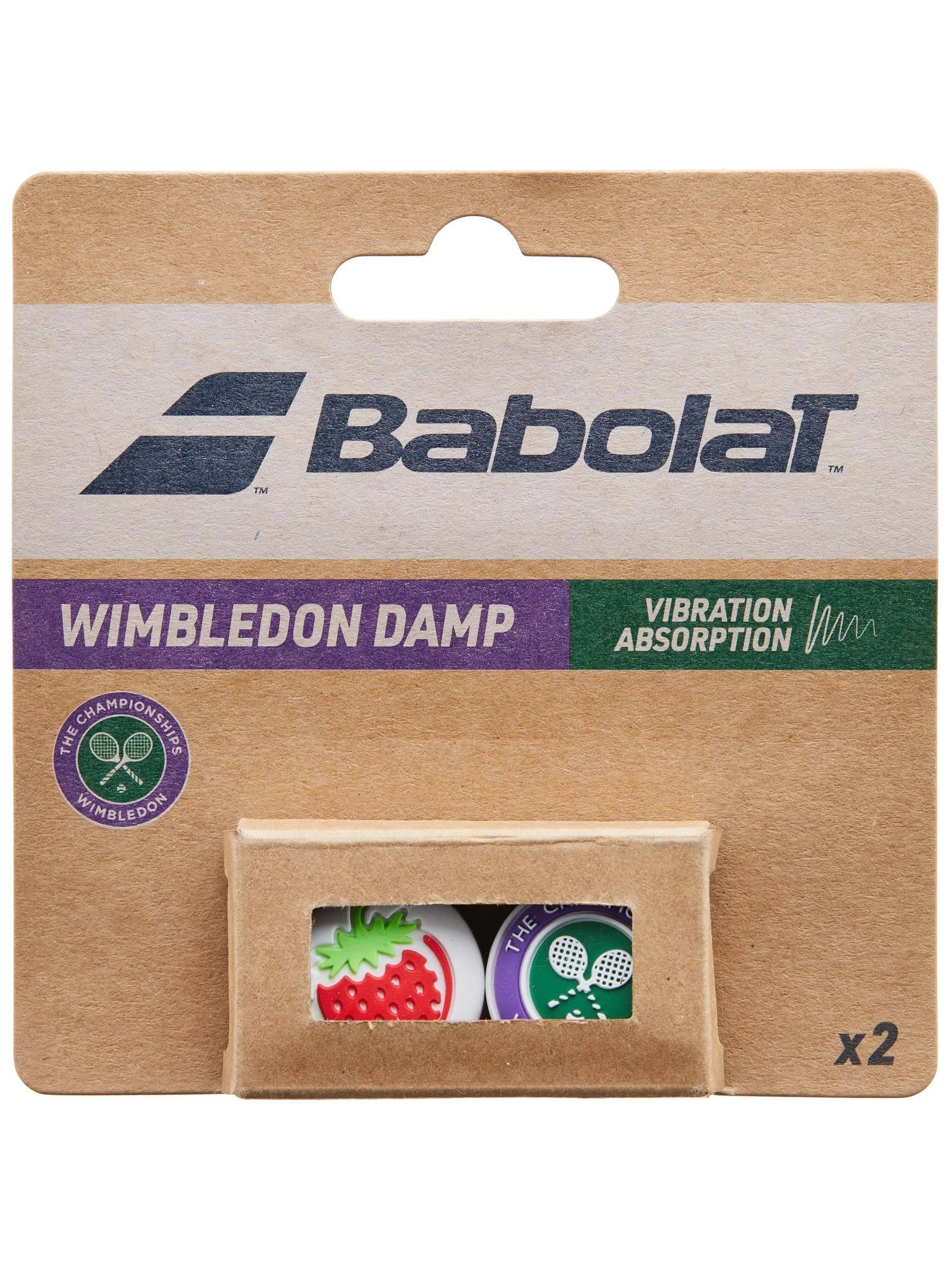 Antivibrador Babolat Wimbledon Damp Rosa/verde