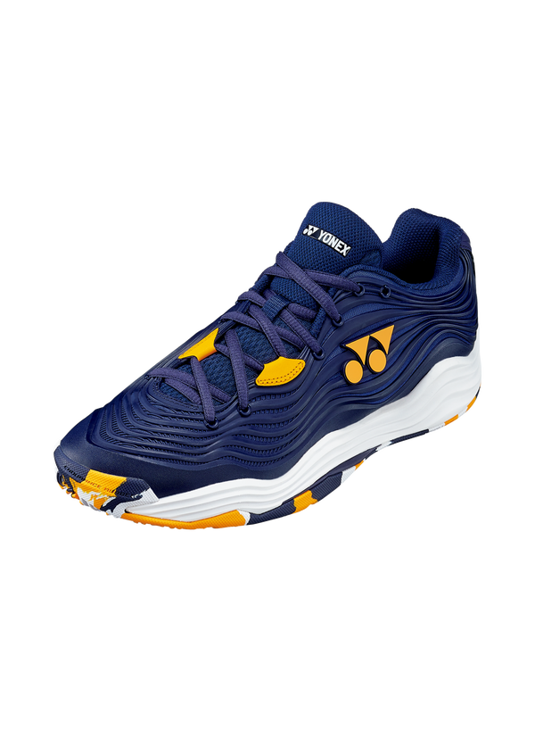 Tenis Power Cushion Yonex Fusionrev 5 Clay Caballero  (Navy/Orange)