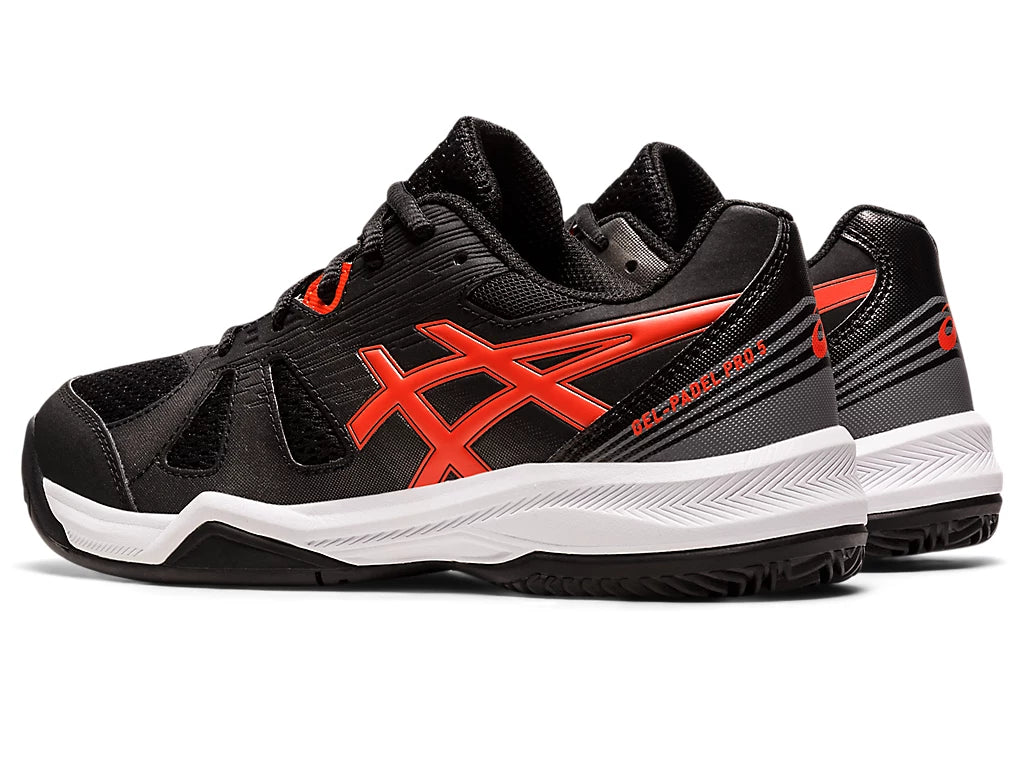 Tenis Asics Gel Padel Pro 5 Caballero Black/Cherry Tomato
