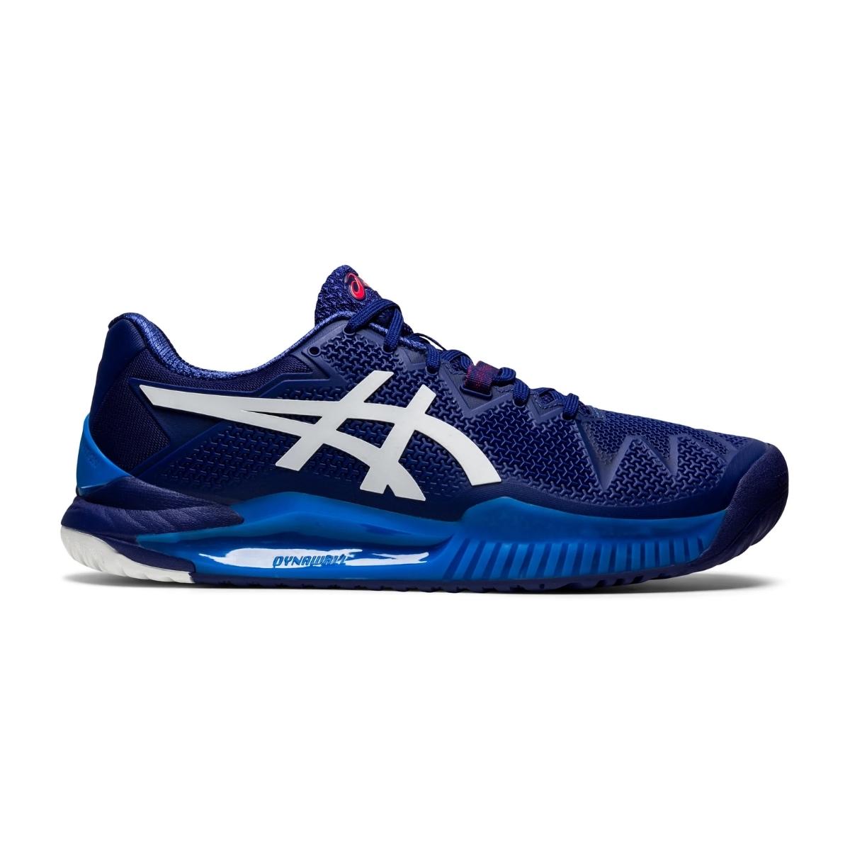 Tenis Asics Gel Resolution 8 (Dive Blue/White)